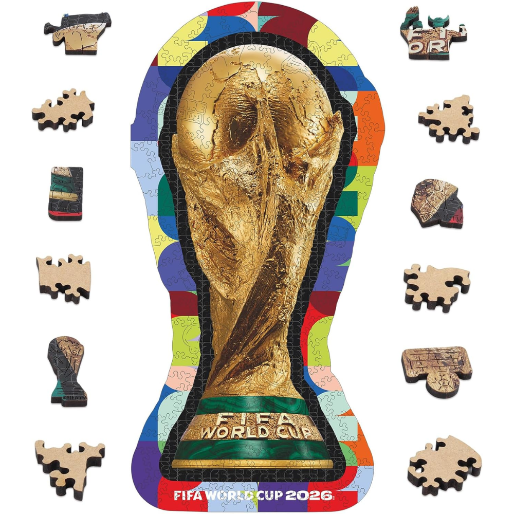 Pack Of 200 Fifa World Cup 2026 Trophy Wooden Creative Puzzles 