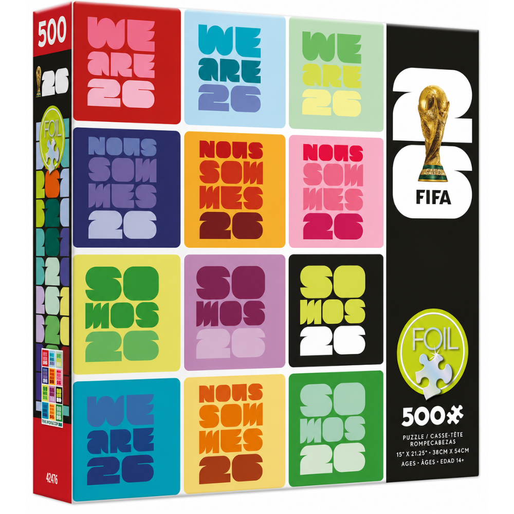 FIFA 2026 World Cup Foil Accent Jigsaw Puzzle Pack Of 500 Pieces