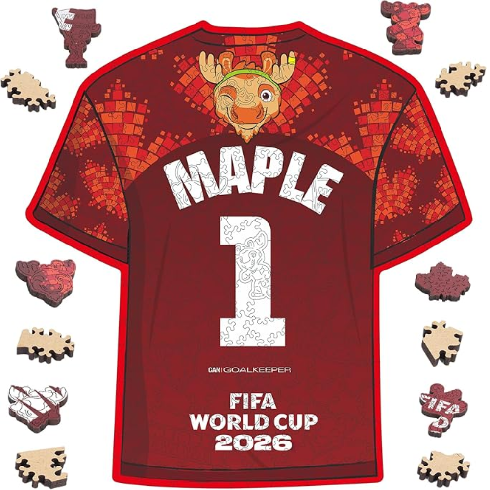Pack Of 200 Fifa World Cup 2026 Maple Wooden Puzzle For Adults