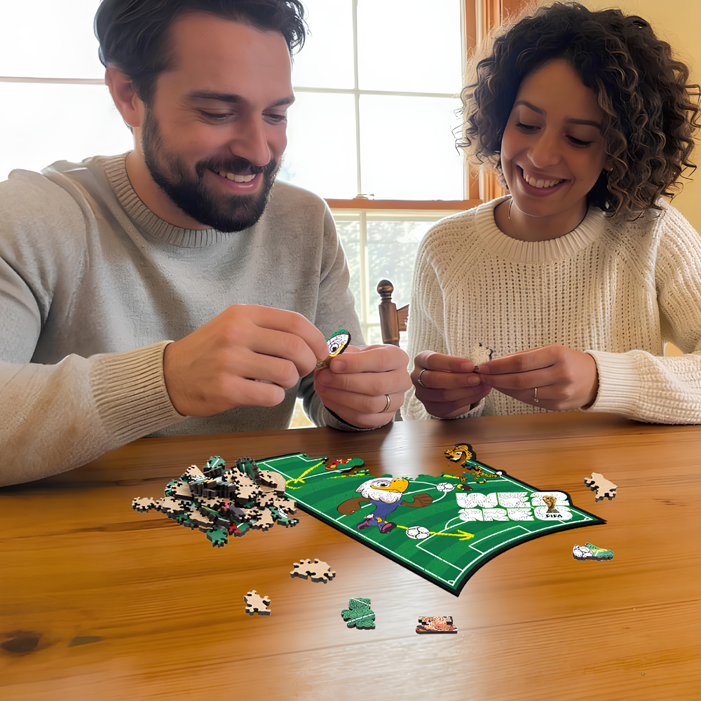 FIFA 2026 Wooden Puzzle Pack Of 200 Pieces For Family Fun