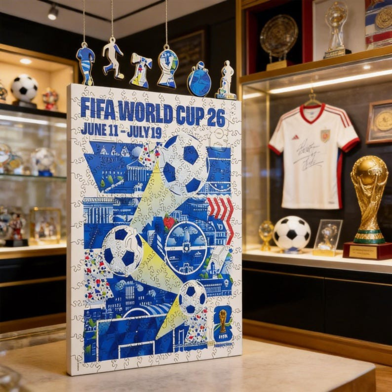 FIFA World Cup 2026 Philadelphia Wooden Puzzle 200 Pieces Set
