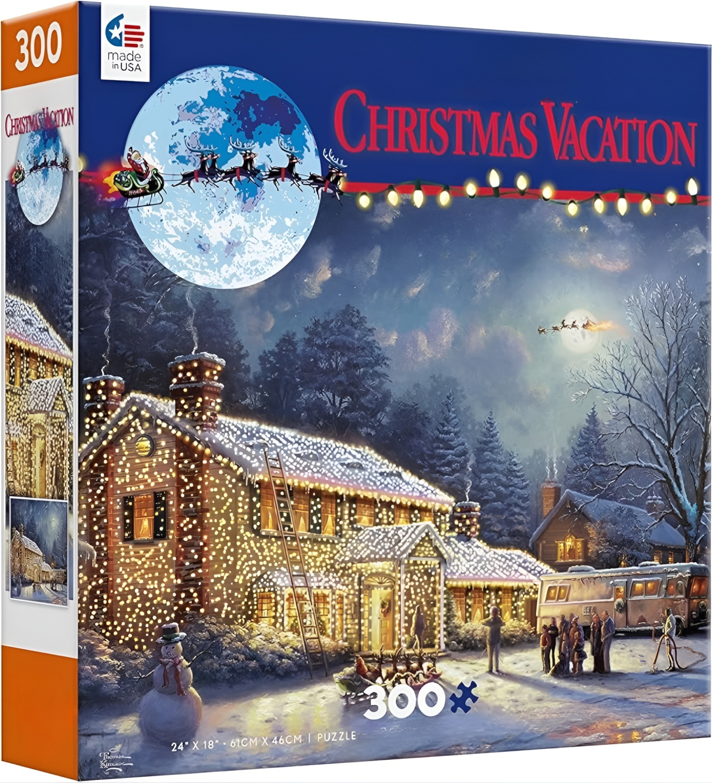 Holiday Movies Xmas 300 Piece Jigsaw Puzzle