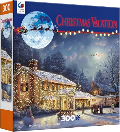 Holiday Movies Xmas 300 Piece Jigsaw Puzzle