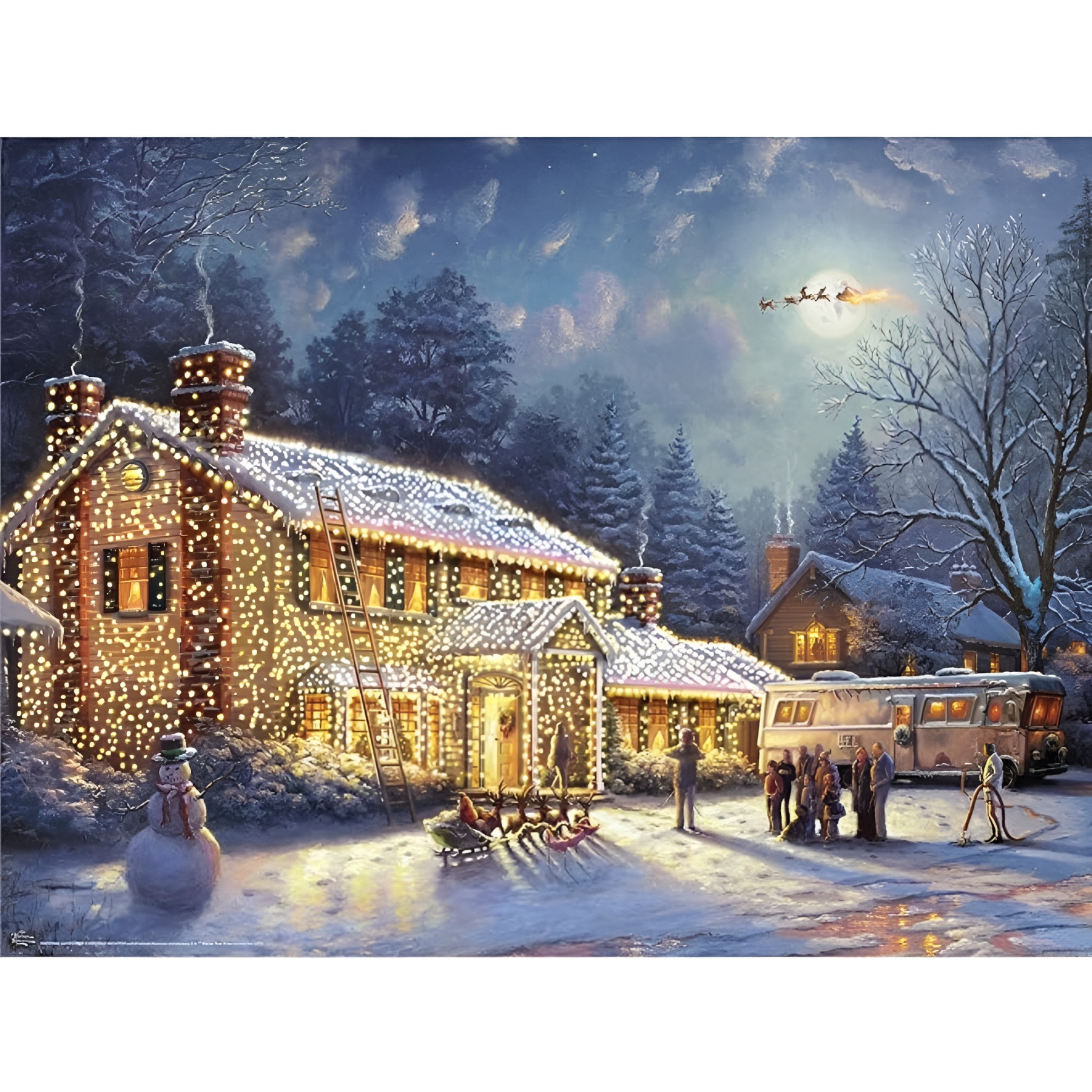 Holiday Movies Xmas 300 Piece Jigsaw Puzzle