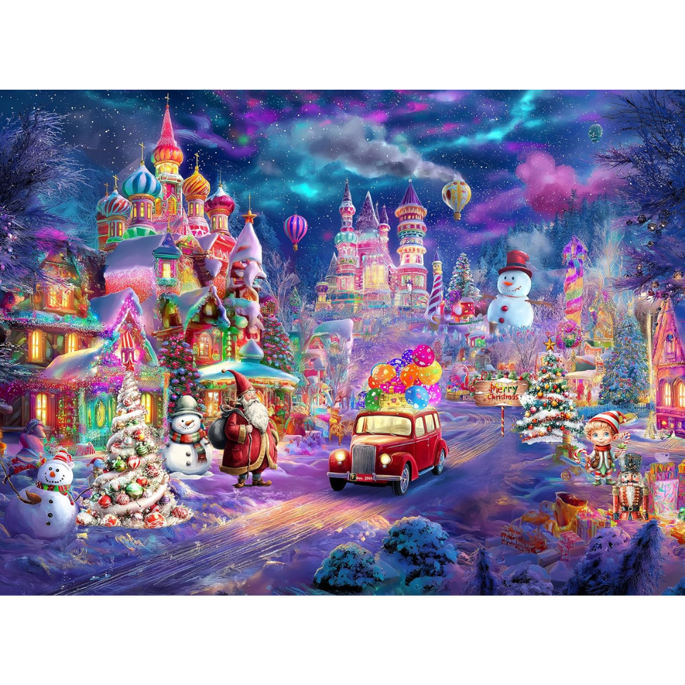 Christmas Castle 1000 Piece Jigsaw Puzzle