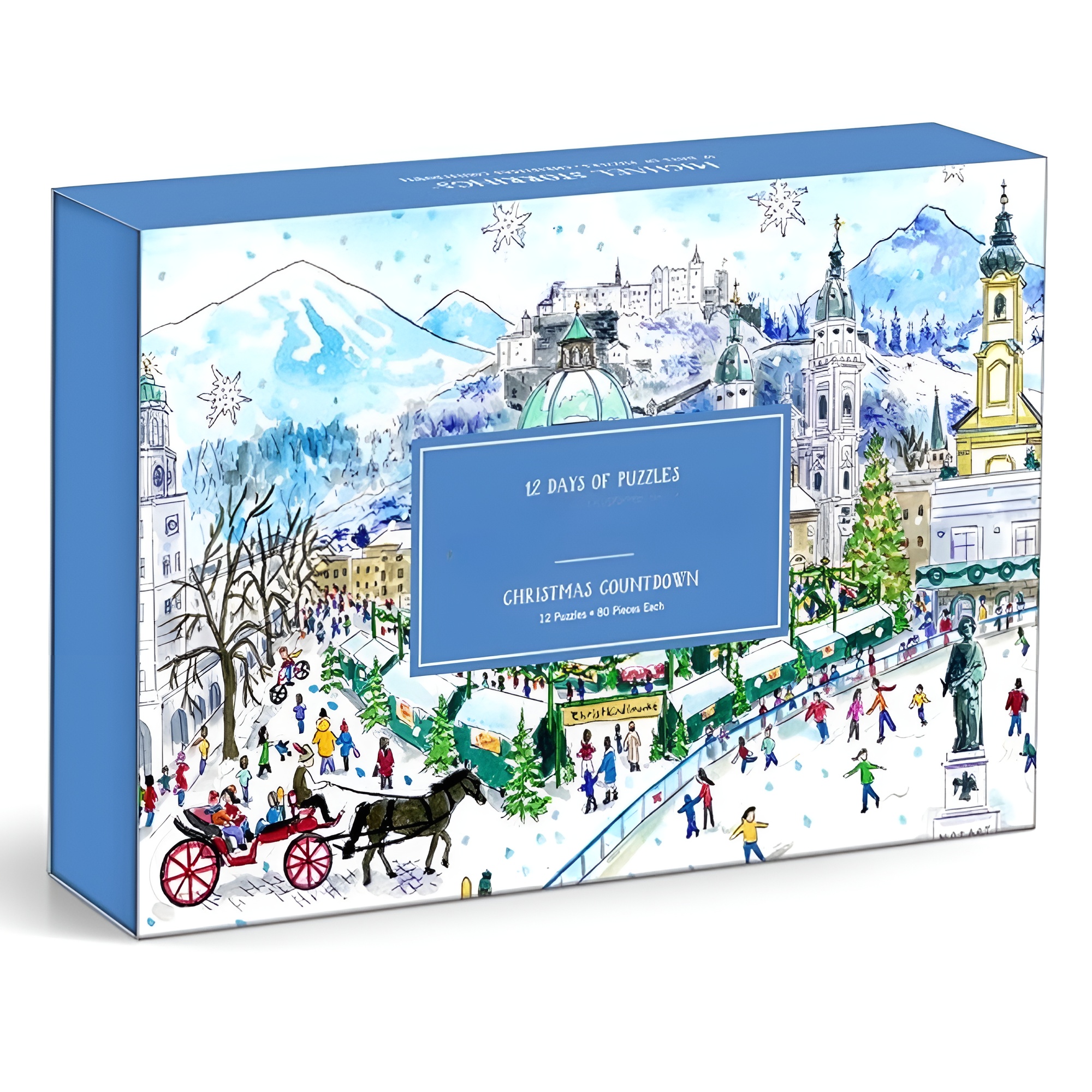 Winter Lights Christmas Countdown 12 Days of Puzzles