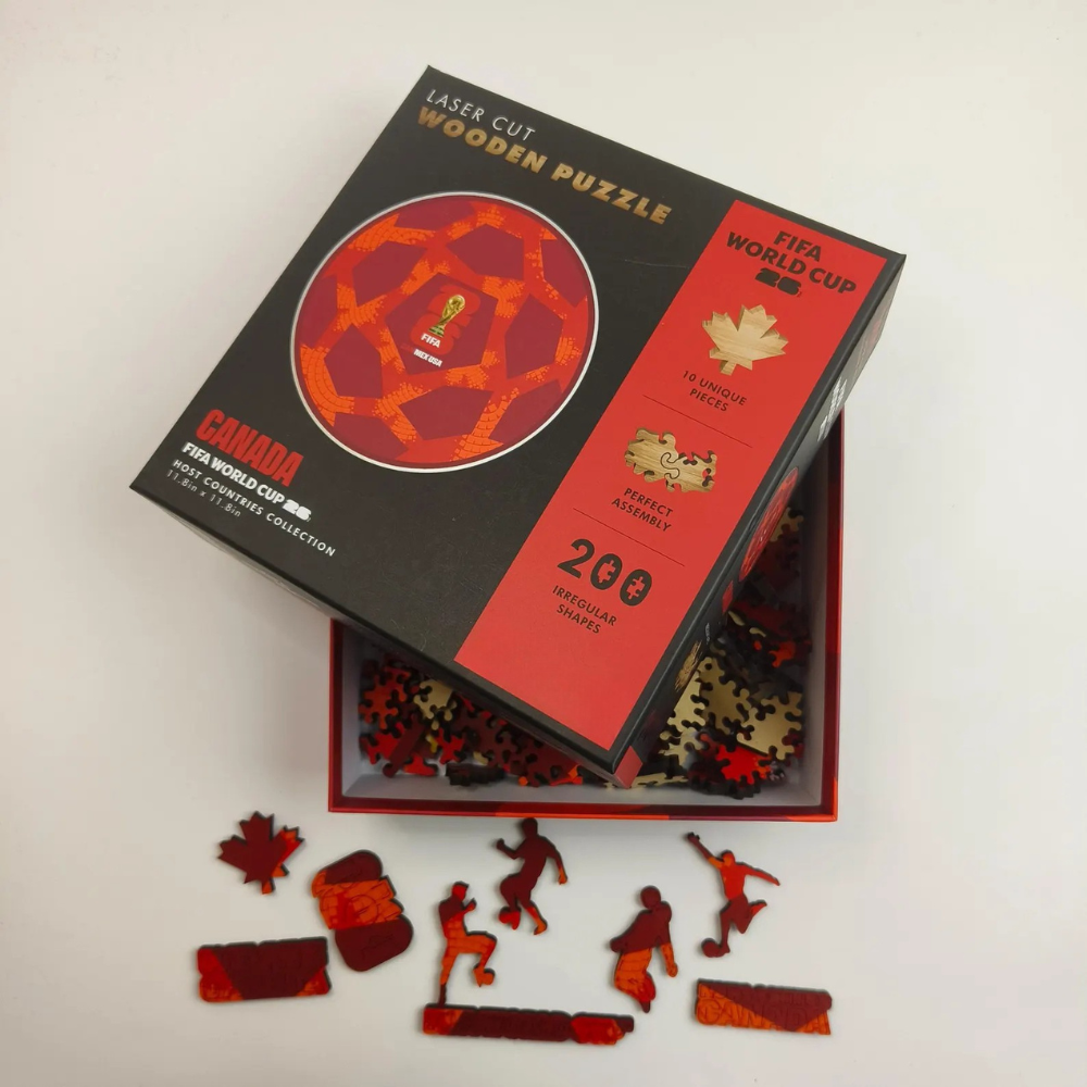 FIFA 2026 Canada City Theme Wooden Puzzle