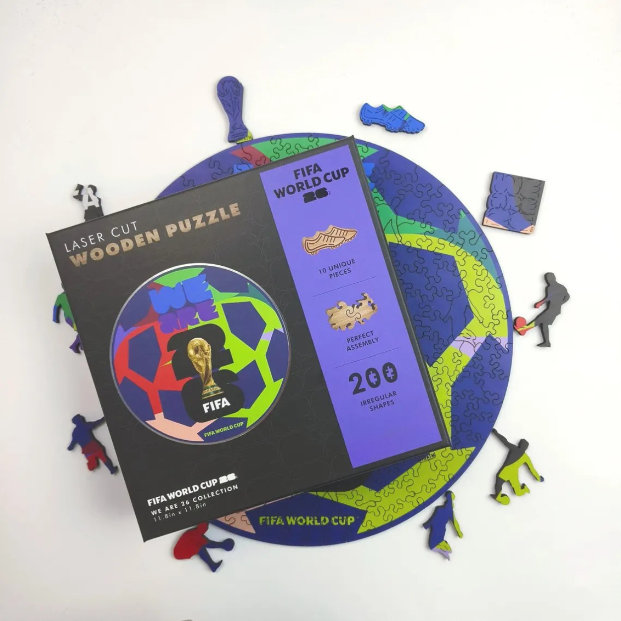 Pack Of 200 Fifa India 2026 Soccer Ball Puzzle