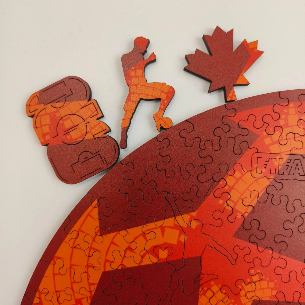 FIFA 2026 Canada City Theme Wooden Puzzle