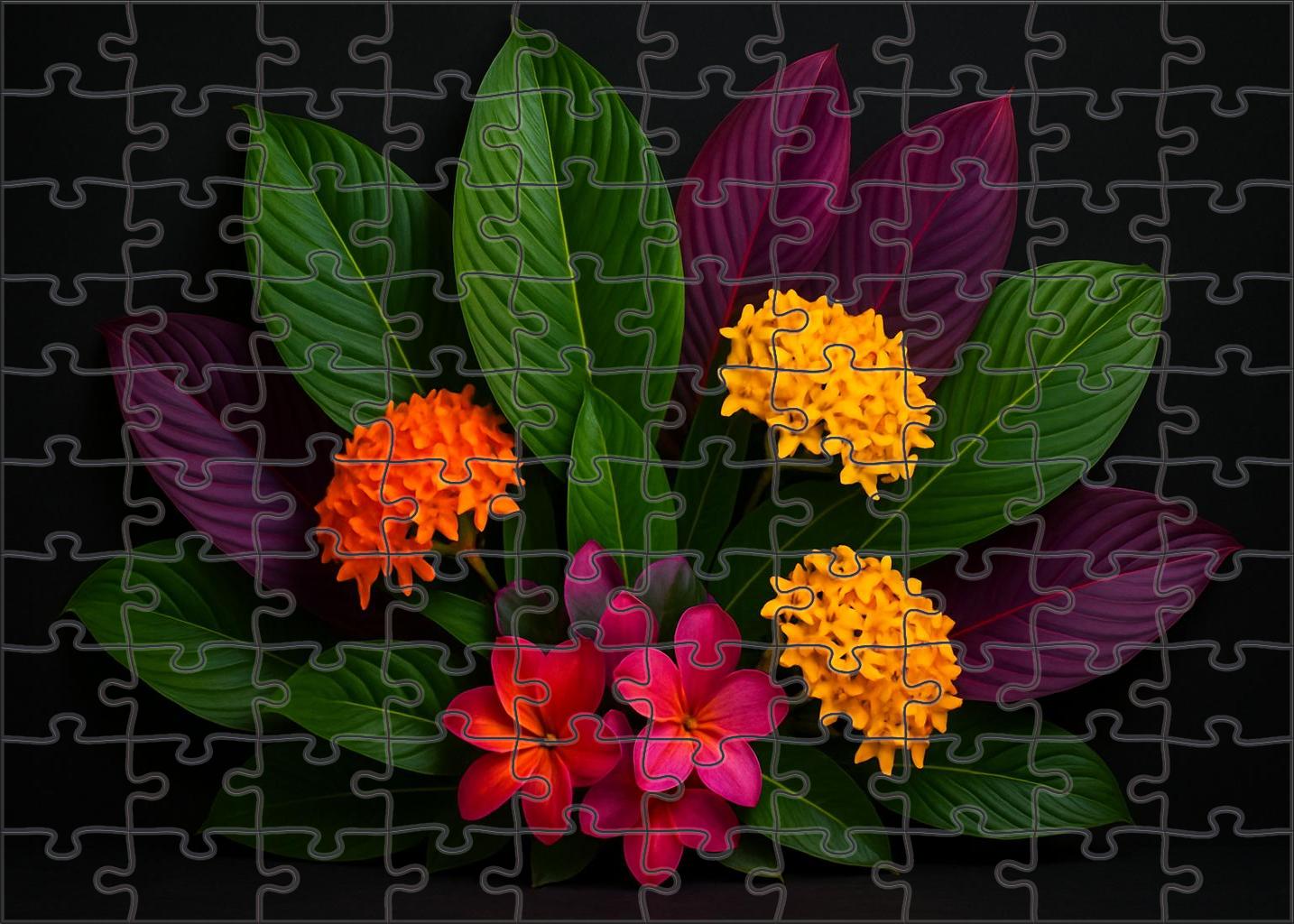 Tropical Foliage Explosion Family Puzzles
