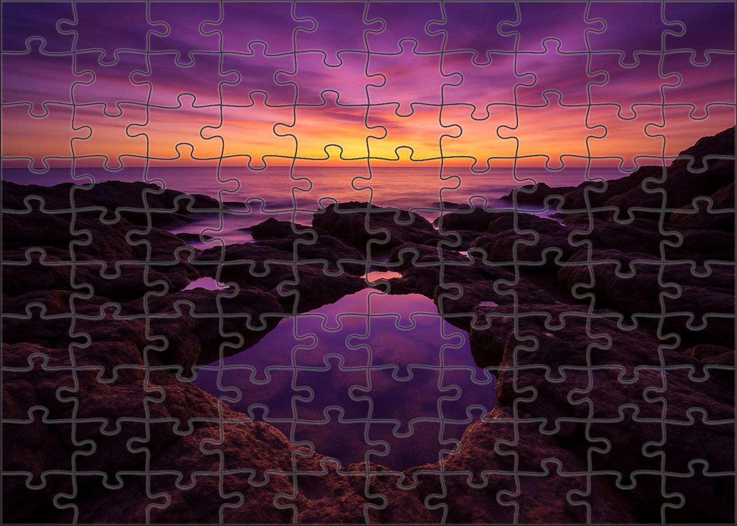 Twilight Rockpoint Shore Puzzle For Adults