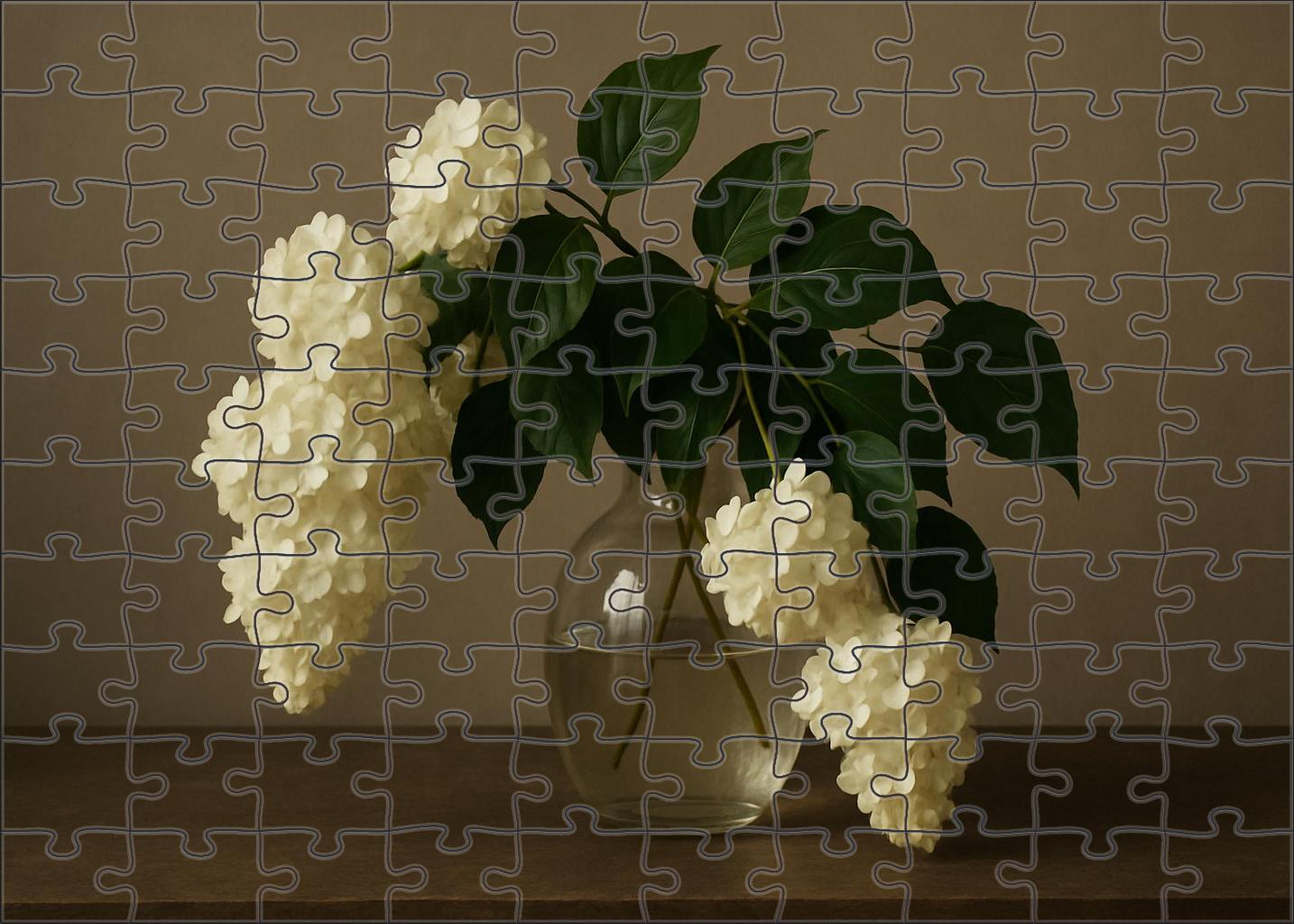 Ivory Elegance Cascade Puzzle For Adults