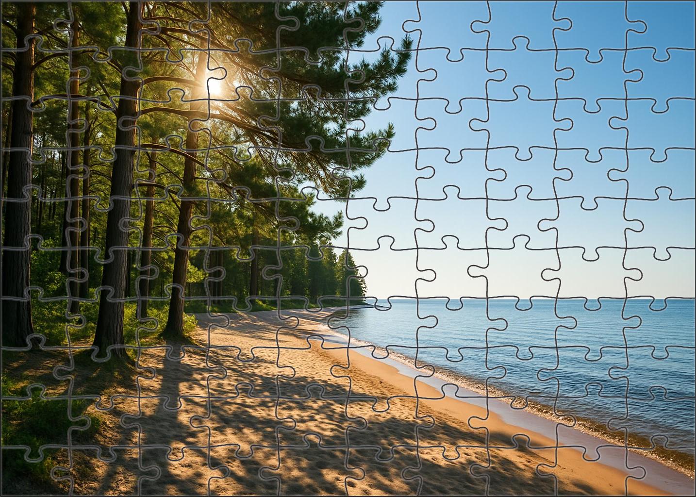 Whispering Pines Shore 50 Piece Puzzle