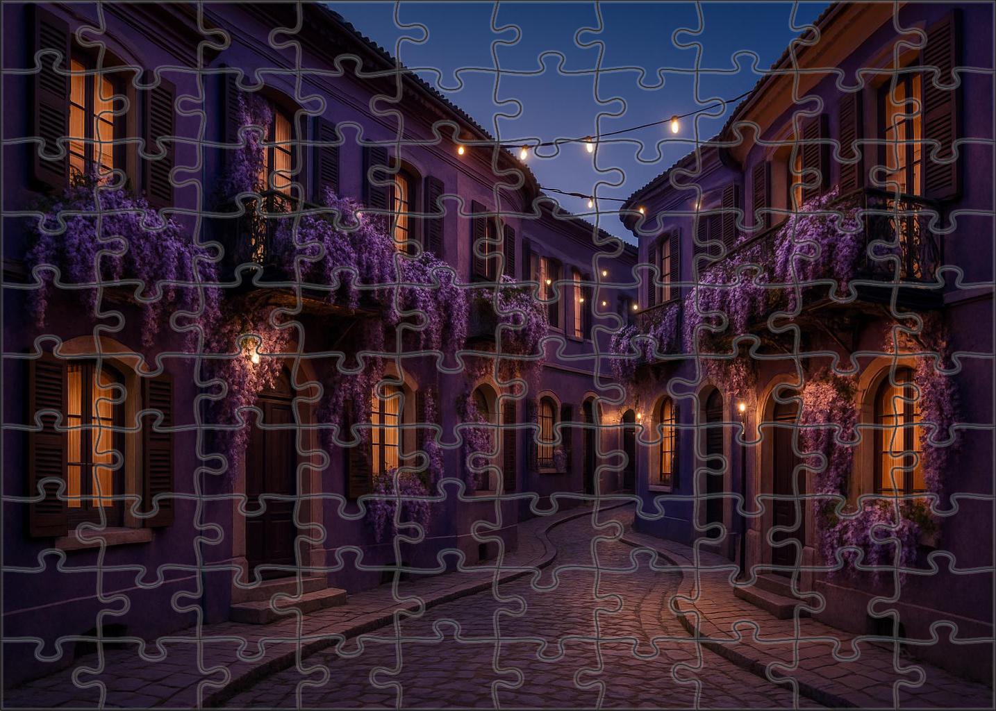 Amethyst Crescent Custom Jigsaw Puzzle