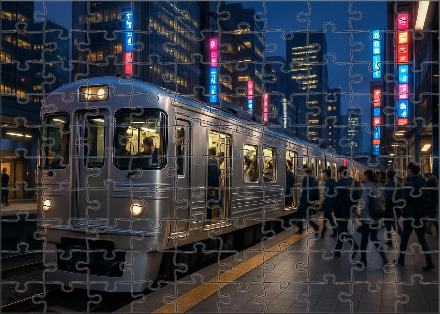 Urban Silver Commuter Express 300 Piece Puzzle