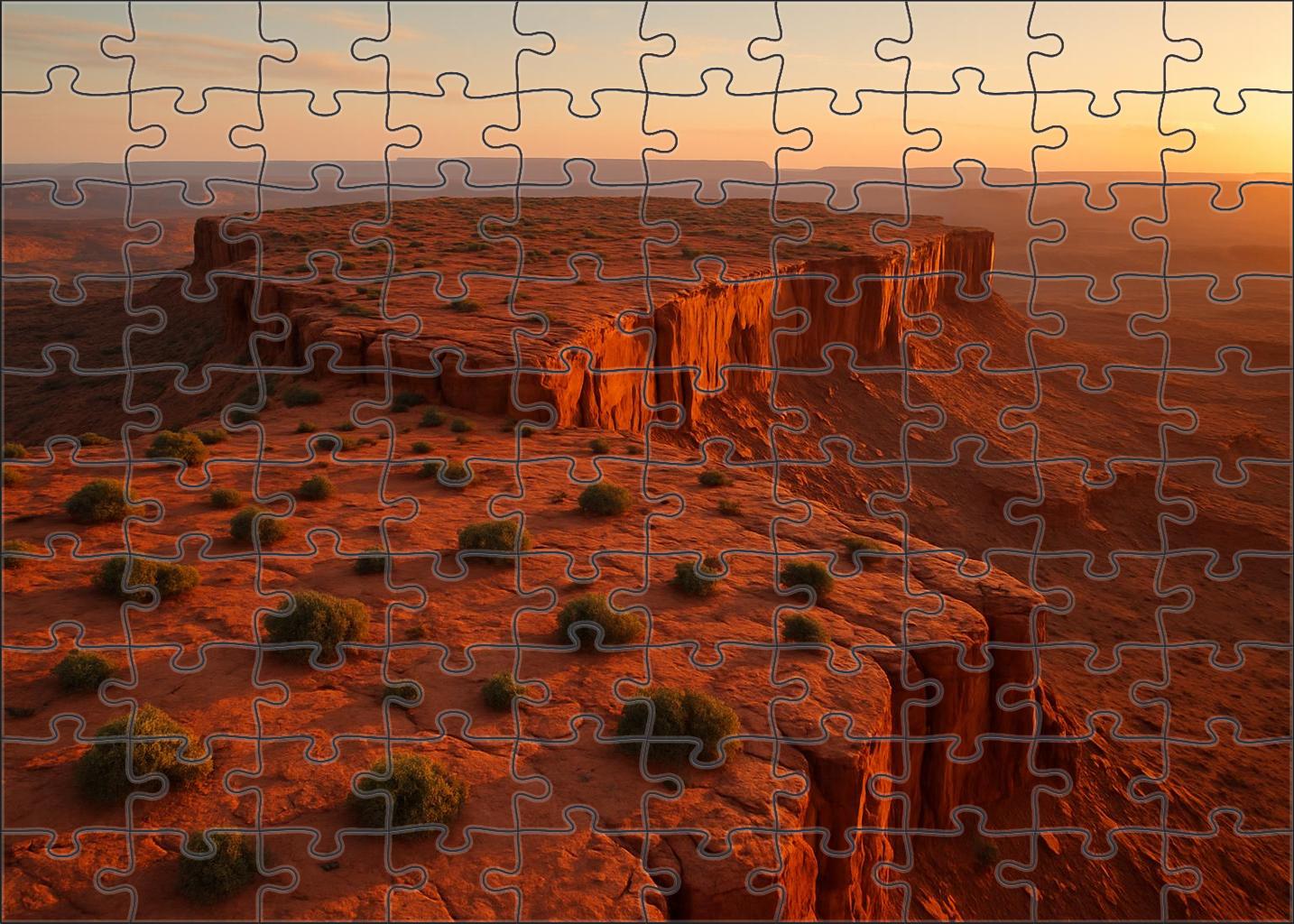 Crimson Mesa Vista Large Format Puzzle