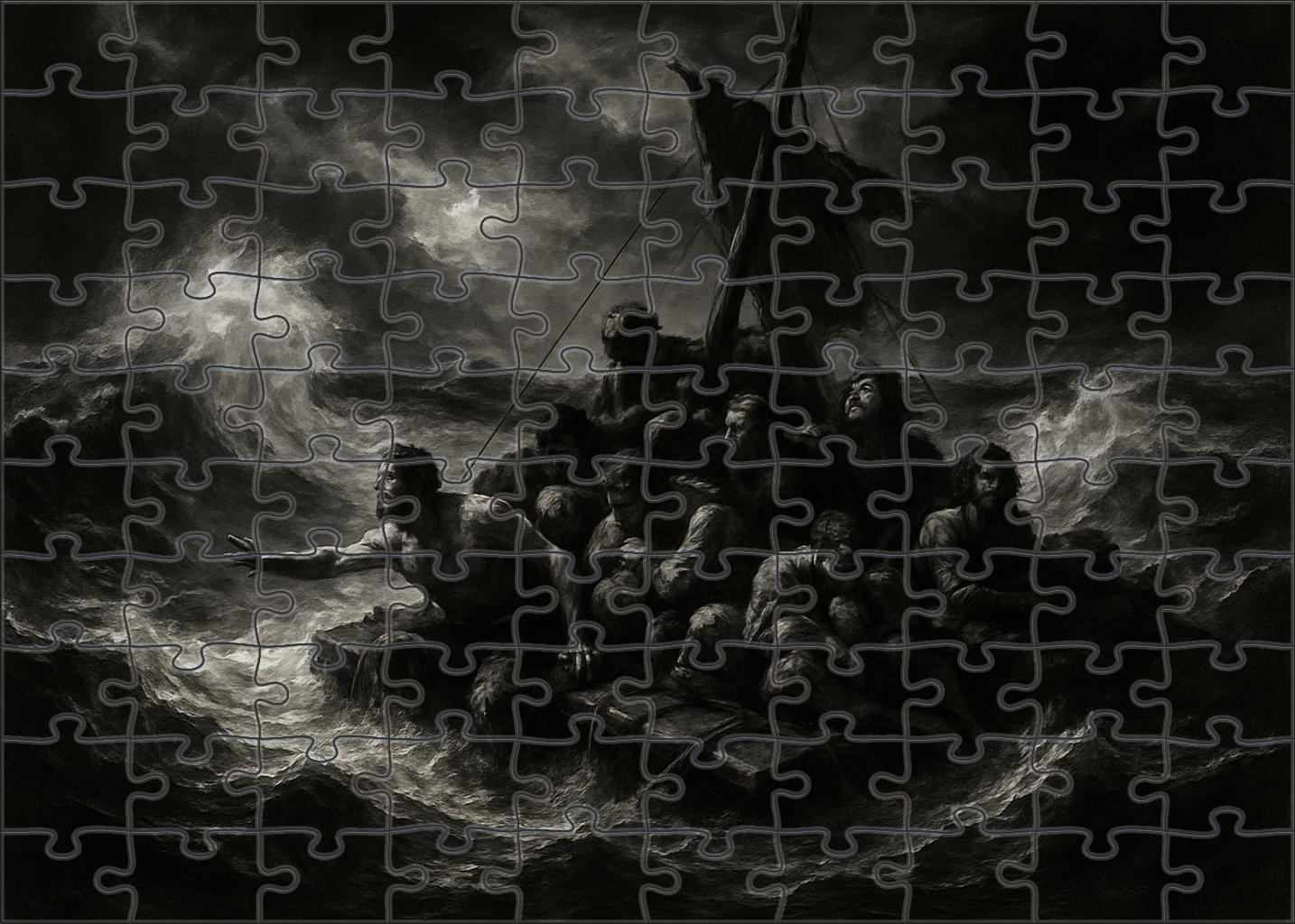 The Raft Of Hope 100 Piece Puzzle