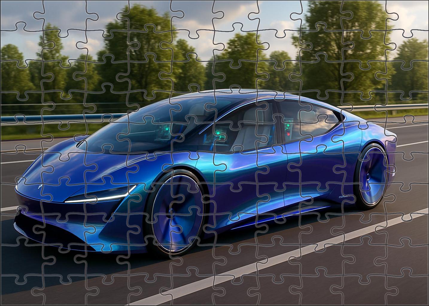Celestial Aeroconcept Visionary Autonomous Luxury Sedan 20 Piece Puzzle