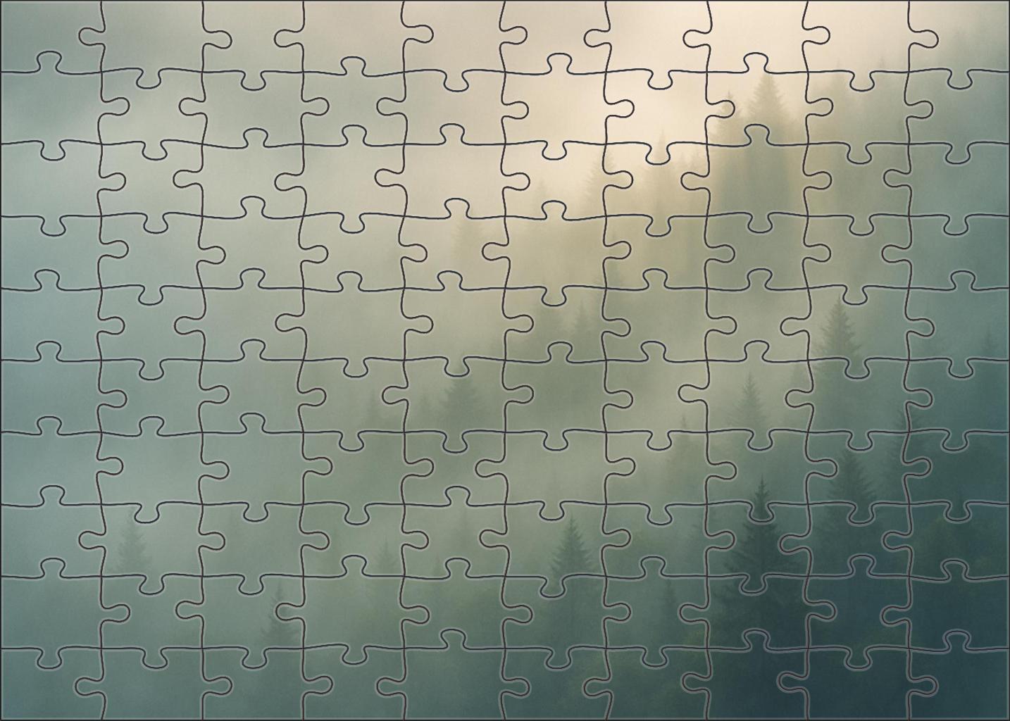 Misty Forest Ridge 200 Piece Puzzle