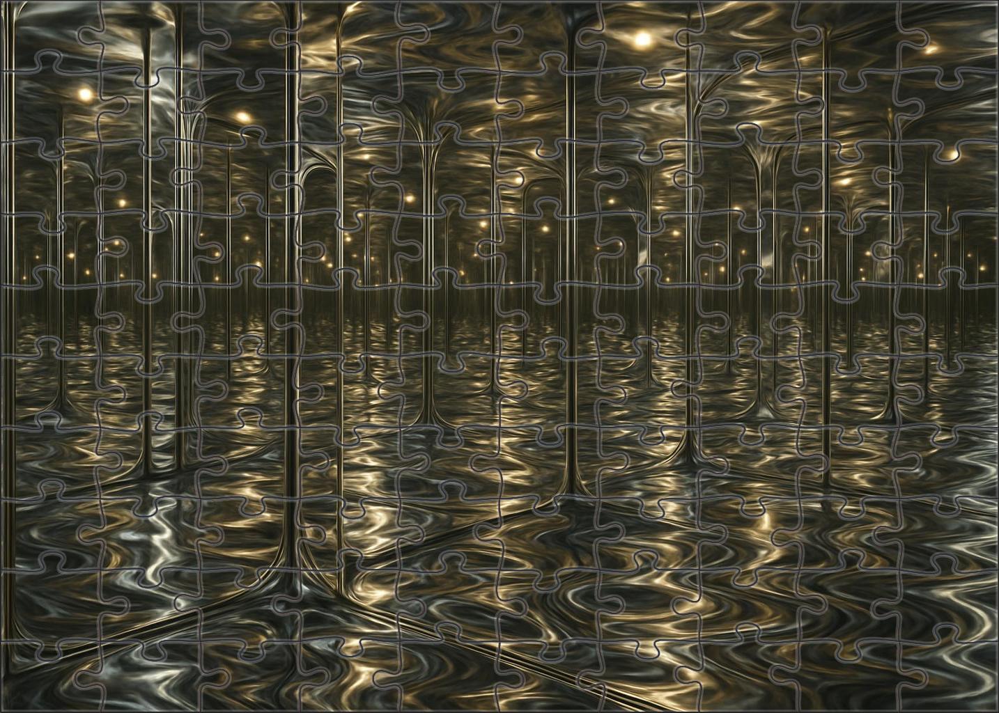 Mirrored Labyrinth Of Vanishing Paths Puzzle For Kids