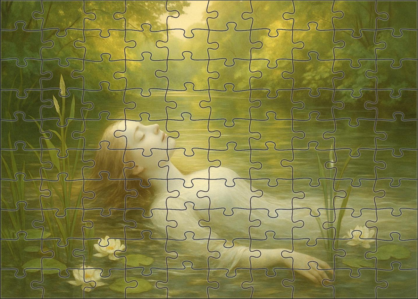 Ophelia Among The Willows 200 Piece Puzzle