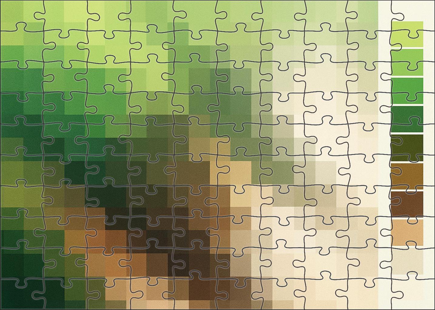 Digital Elevation Model Raster Visualization Easy Puzzles