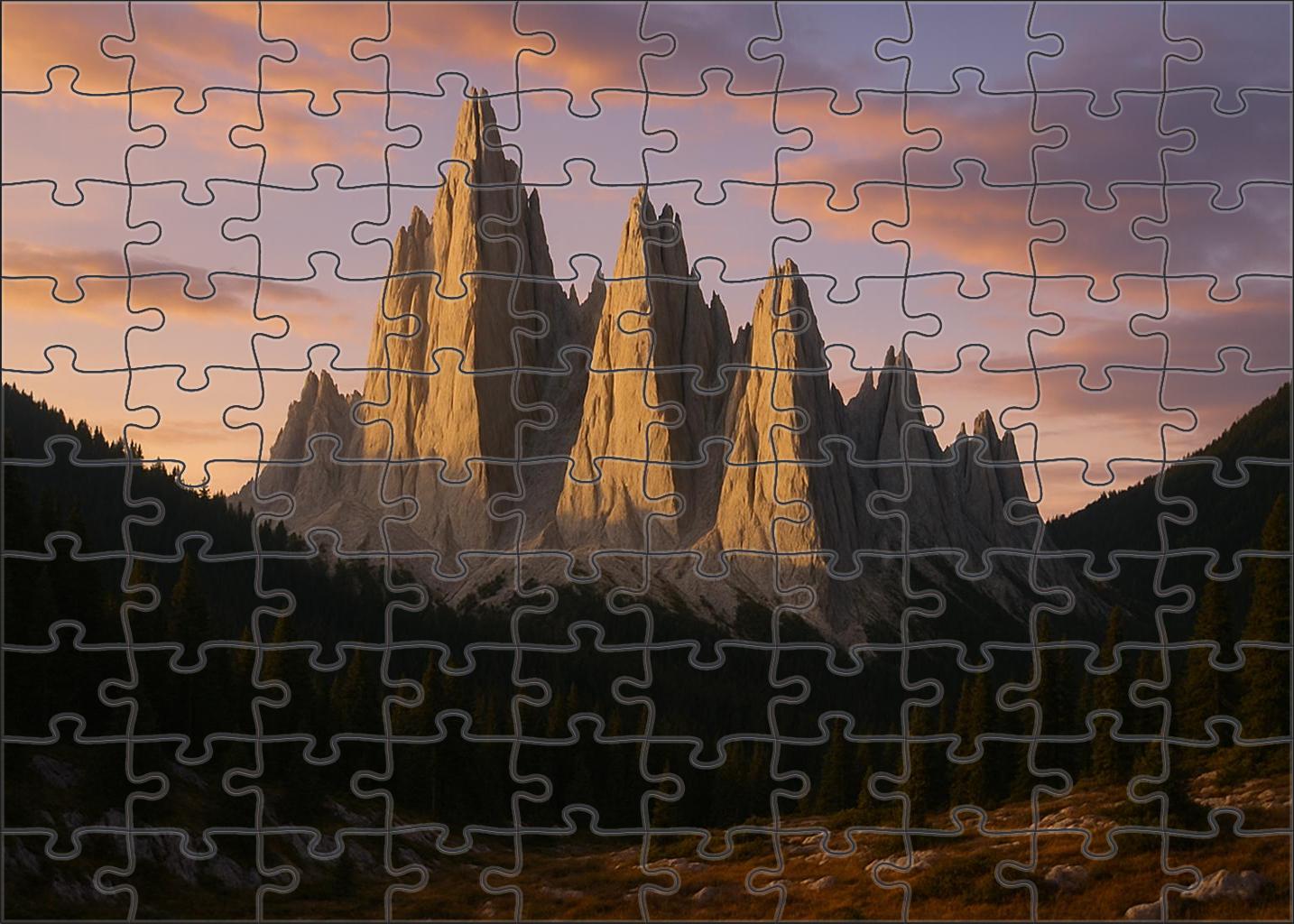 Ivory Crest Silhouette Challenging Puzzles