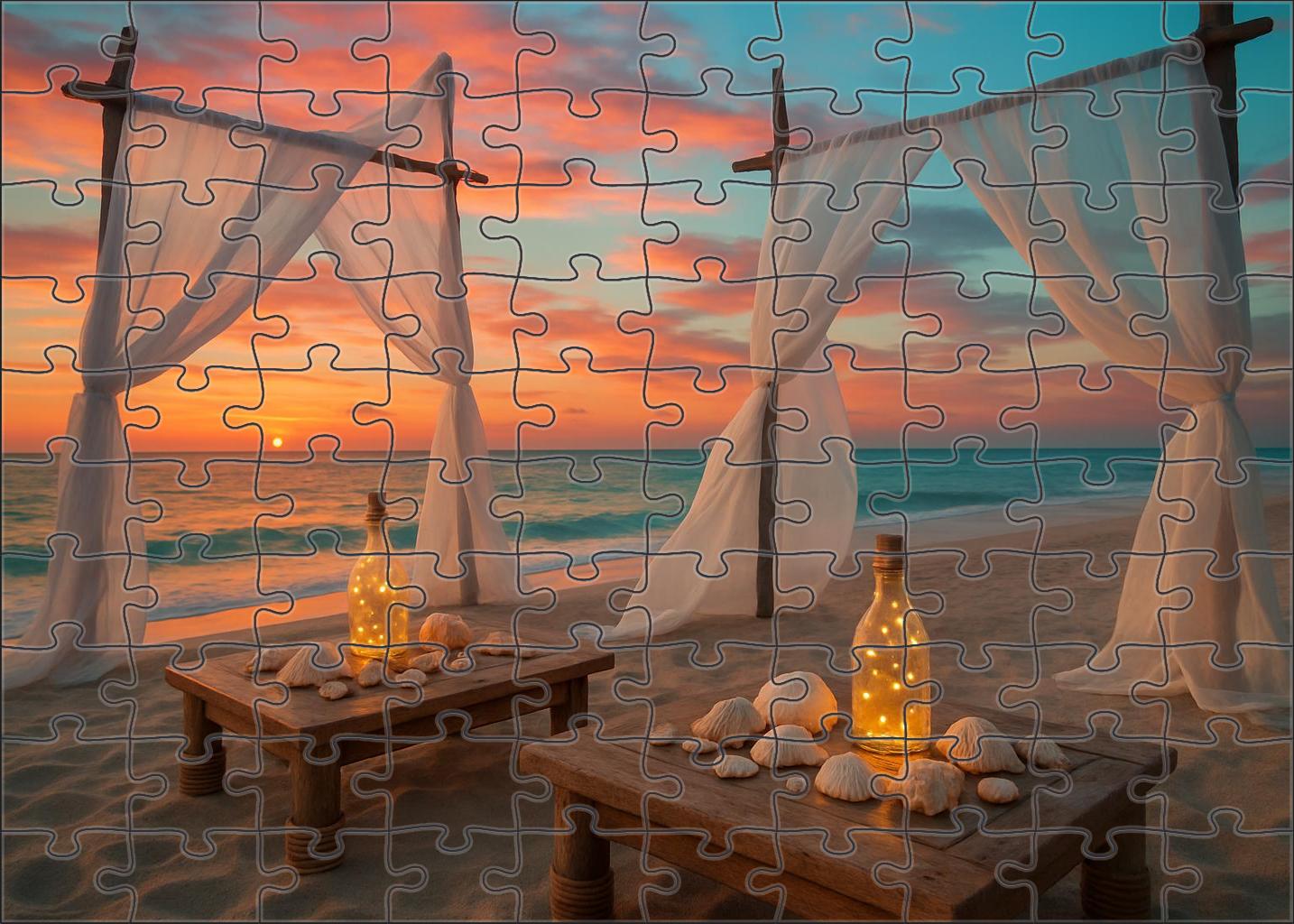 Seaside Summer Solace Large Format Puzzle