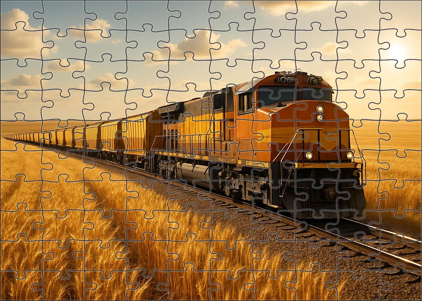 Golden Harvest Grain Hopper 300 Piece Puzzle