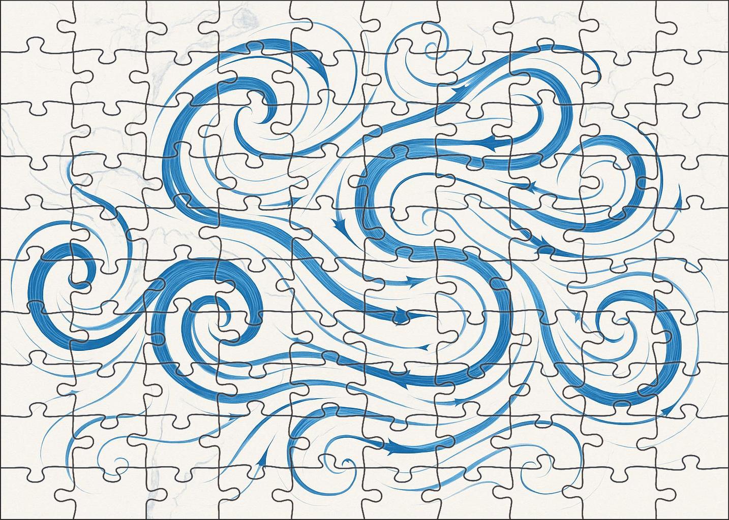 Ocean Current Streamline Diagram Puzzle For Adults