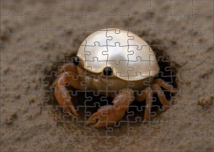 Pearlshell Crustacean Burrowing Scuttler With Shimmering Carapace 200 Piece Puzzle