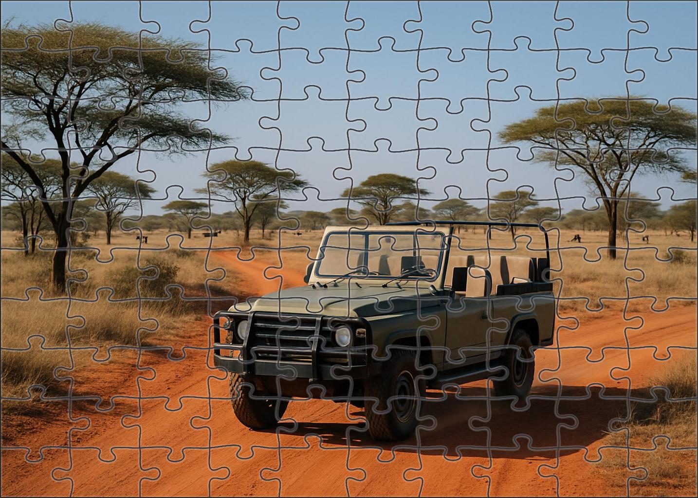 Off-road Electric Safari Cruiser 20 Piece Puzzle