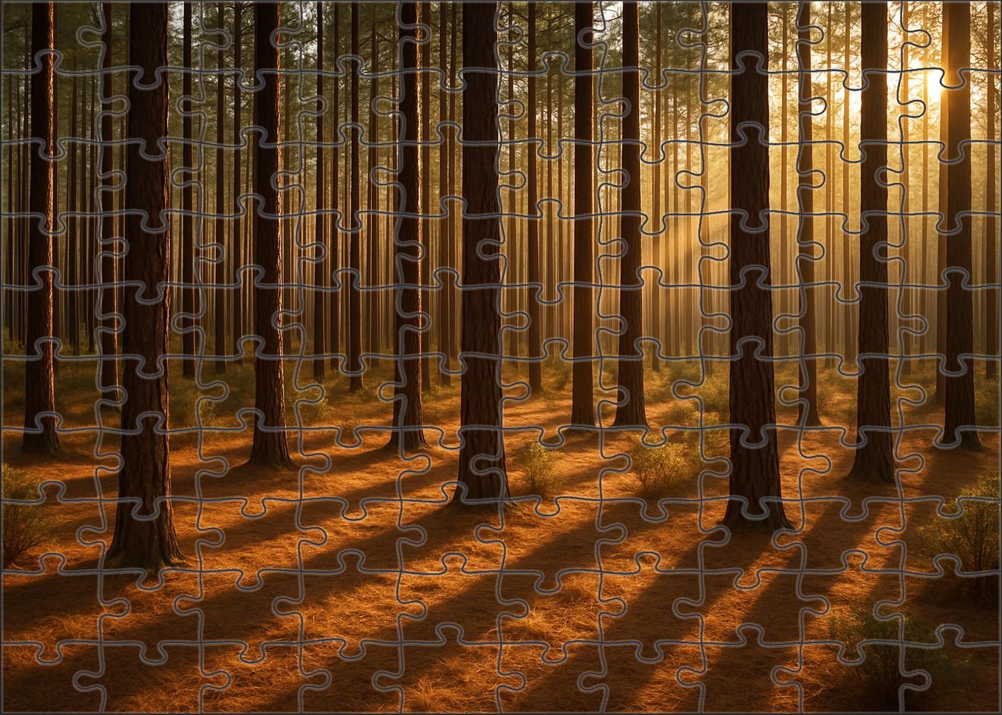 Silent Pine Sanctuary Puzzle For Kids