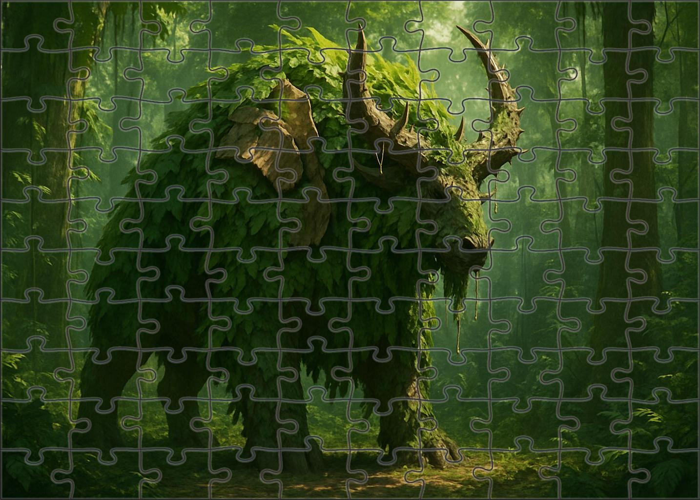 Verdant Thornhide 20 Piece Puzzle