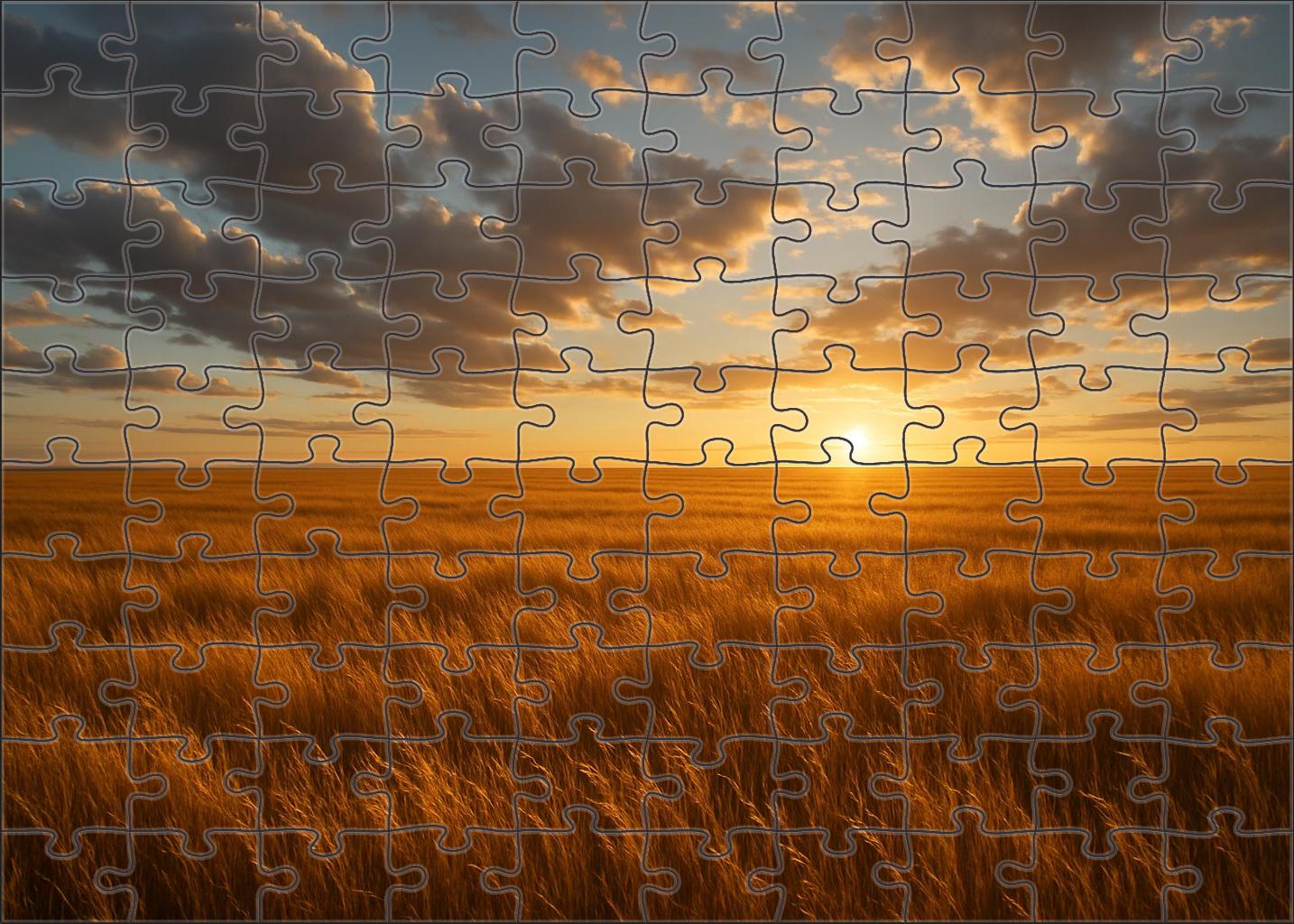 Golden Prairie Outlook Unique Puzzle Design
