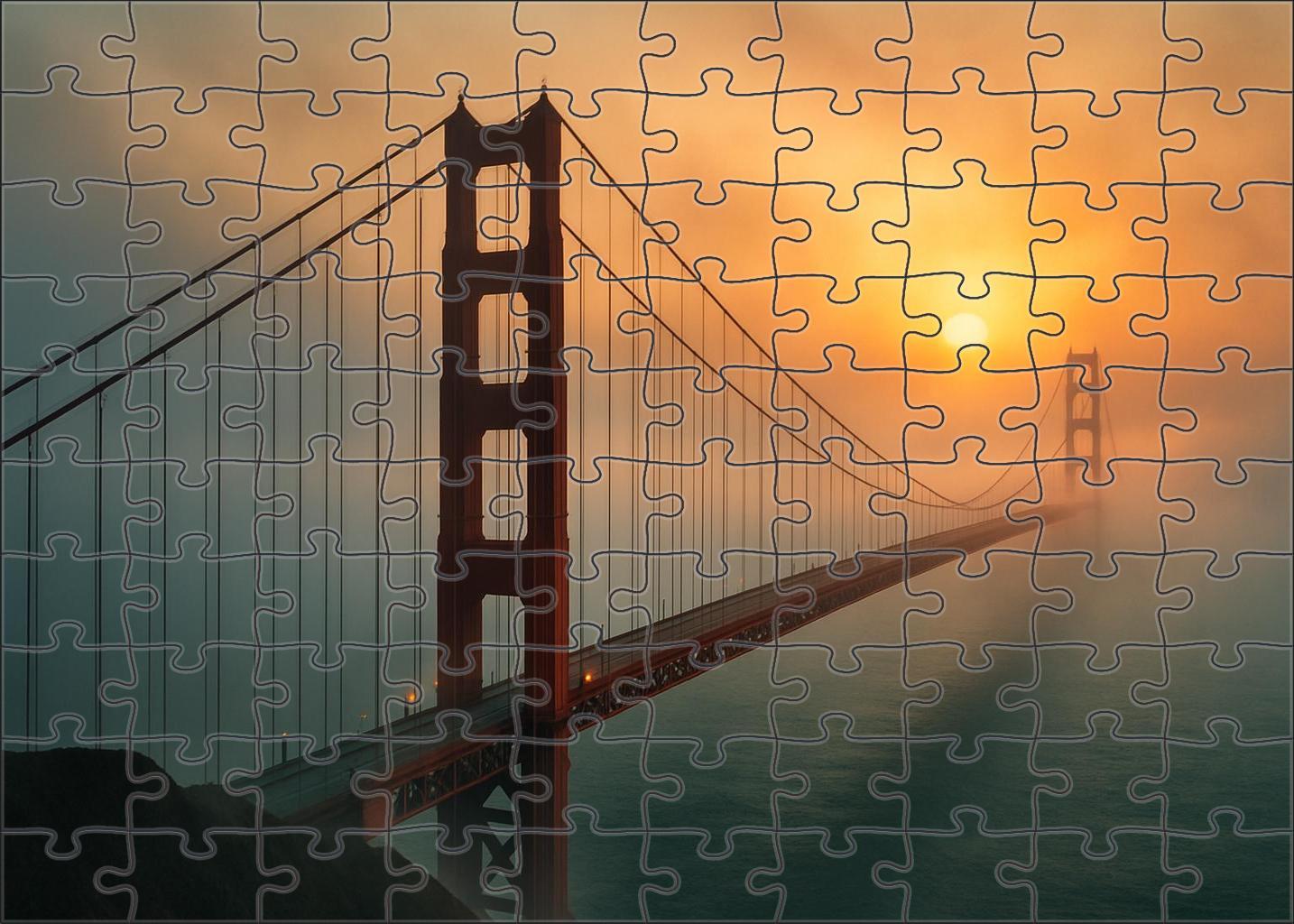 Golden Gate Bridge Located In San Francisco Usa Recognized By 8895 Globally As An Engineering And Cultural Landmark 1000 Piece Puzzle