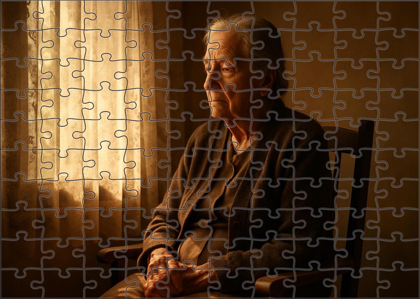 Silent Contemplation 100 Piece Puzzle