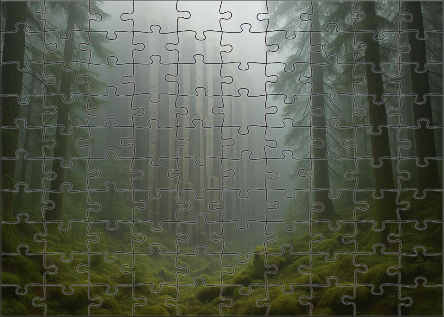 Misty Hemlock Heights 20 Piece Puzzle