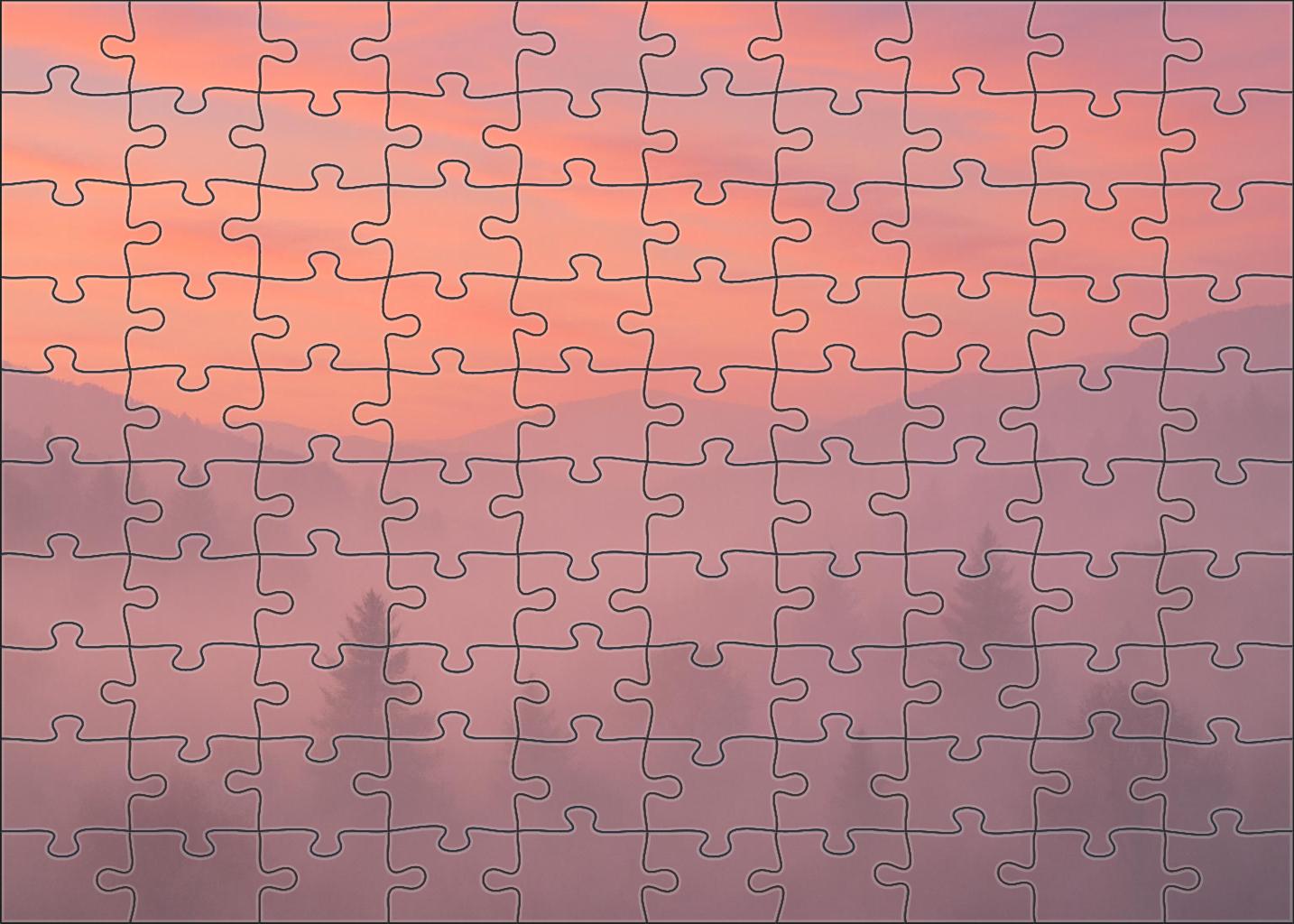 Pastel Mist Glow 100 Piece Puzzle