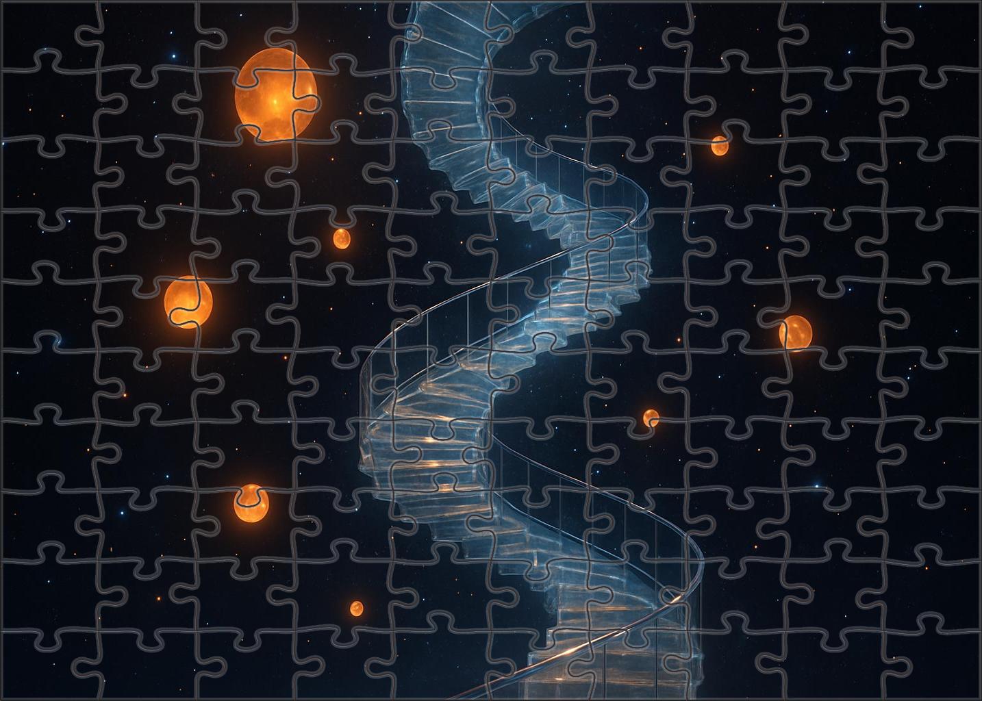 The Spiral Staircase Of Vanishing Echoes 300 Piece Puzzle