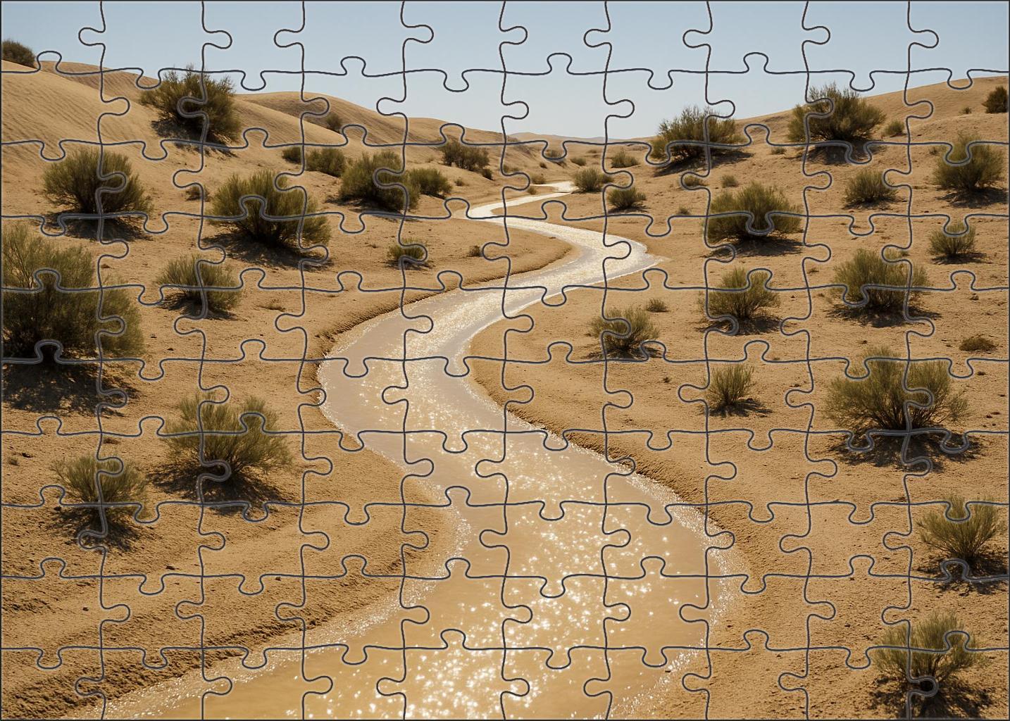 Flickering Wash Sands Unique Puzzle Design