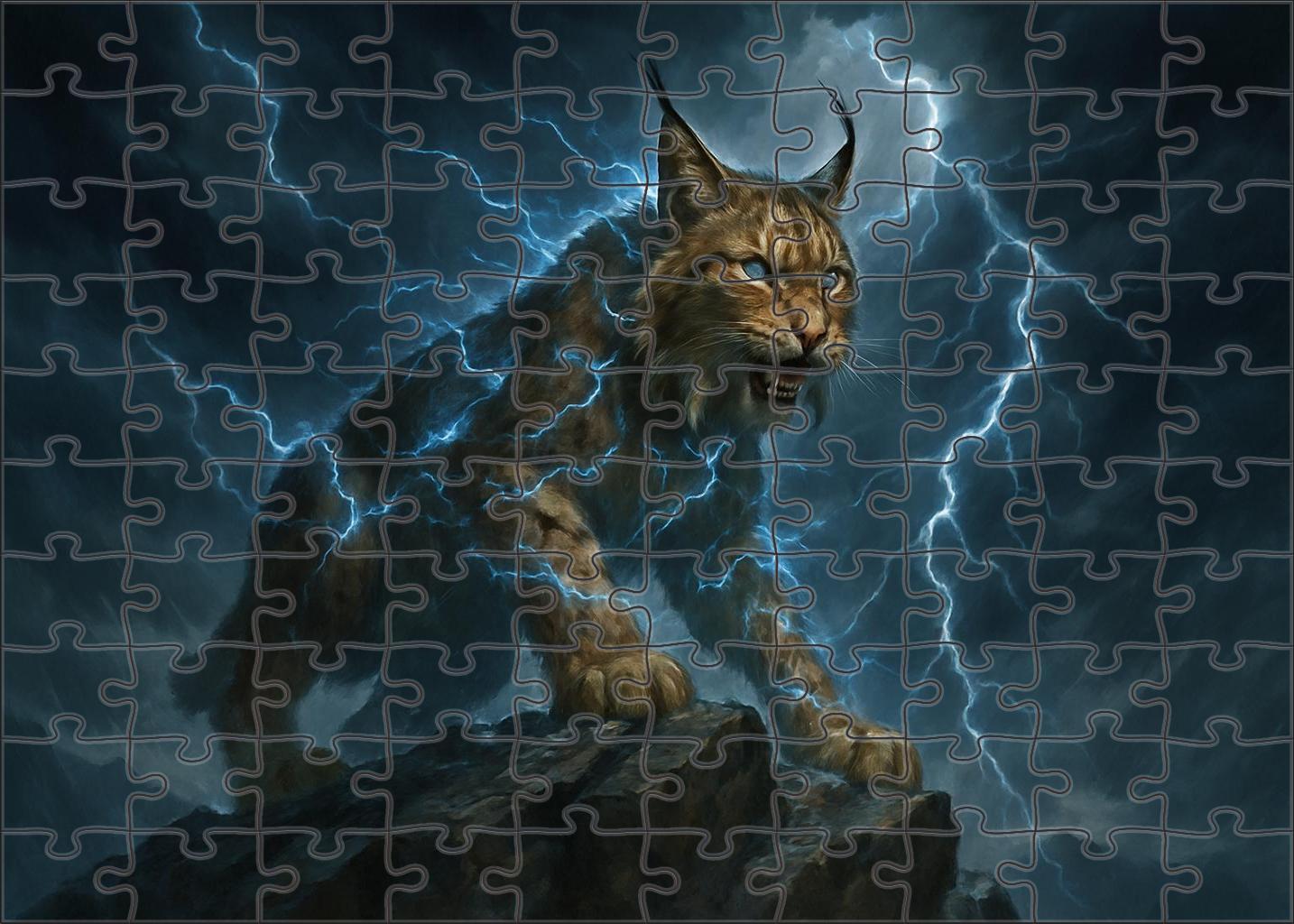 Stormwoven Lynx 100 Piece Puzzle