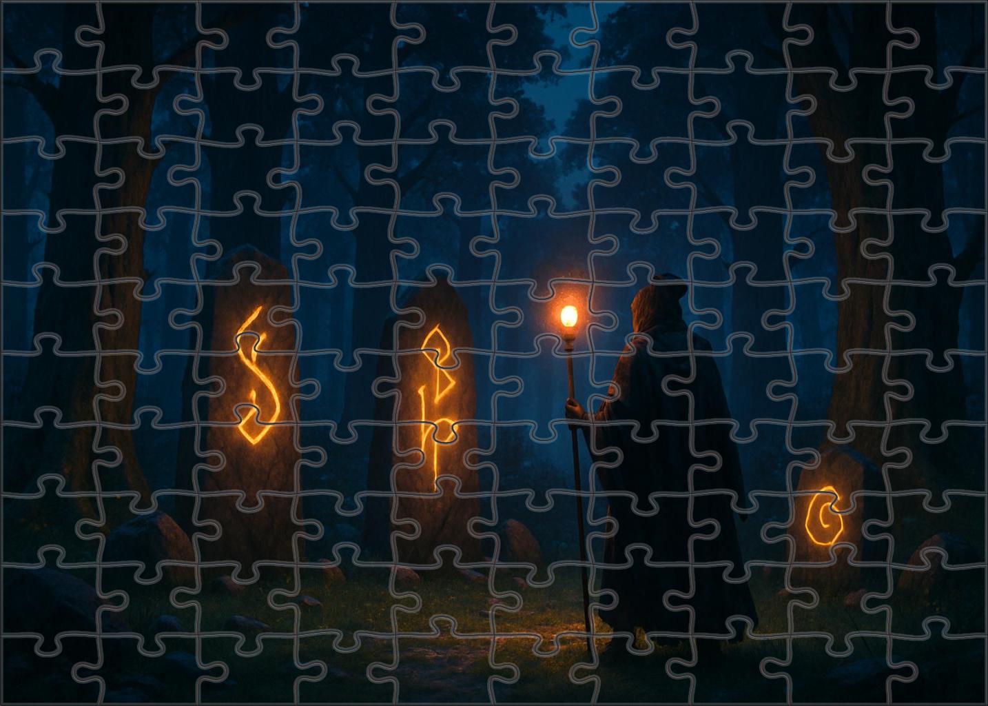Dark Fantasy Quest Enchanted Forests And Shadowed Heroes Puzzle Challenge