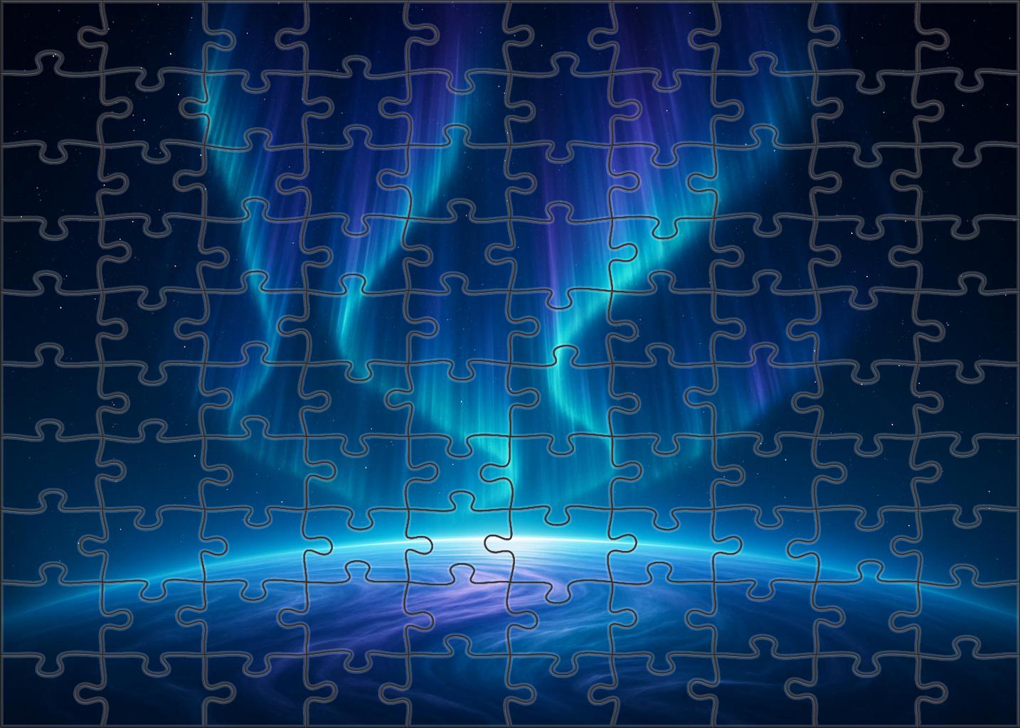 Iridescent Planetary Aurora 100 Piece Puzzle