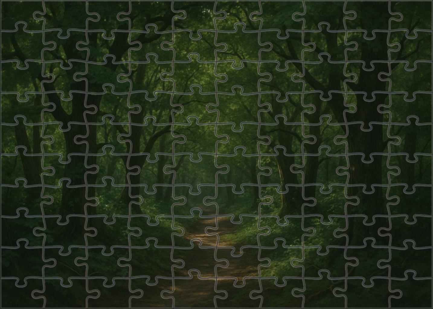 Shadowed Oak Pathway 300 Piece Puzzle