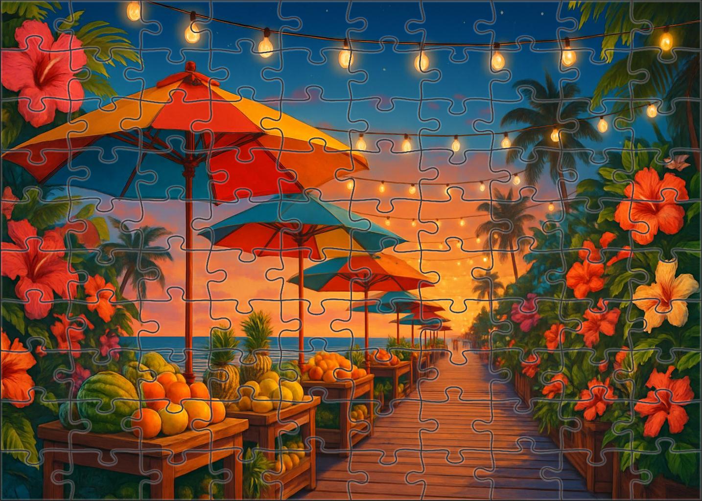 Seaside Summer Revelry Puzzle For Adults