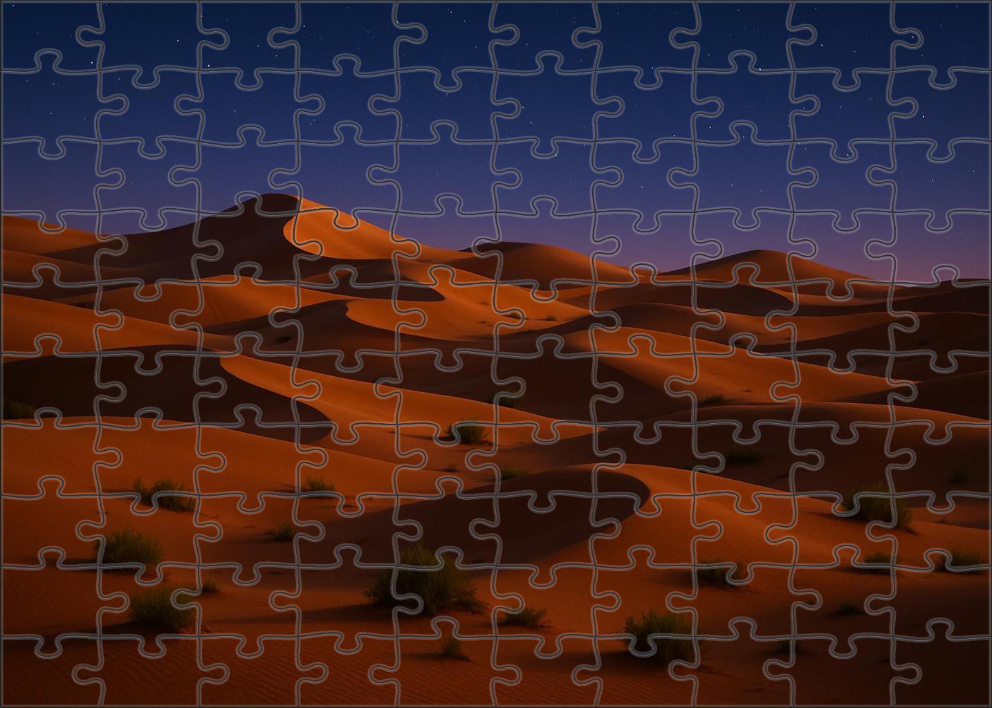 Amber Twilight Dune Large Format Puzzle