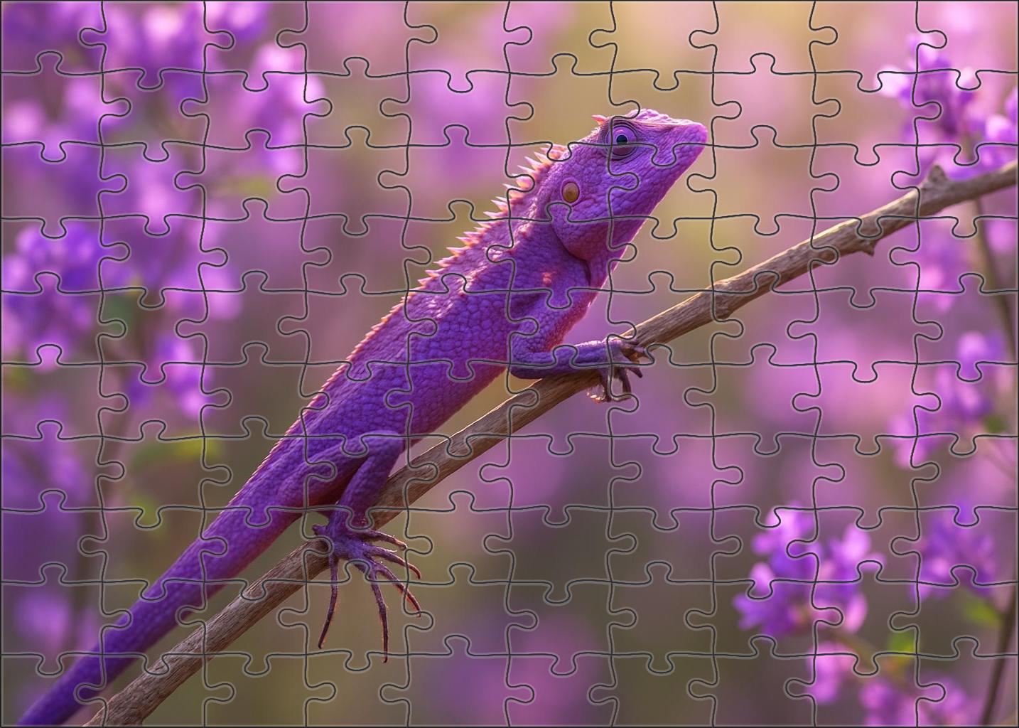 Violet Spine Anole 300 Piece Puzzle