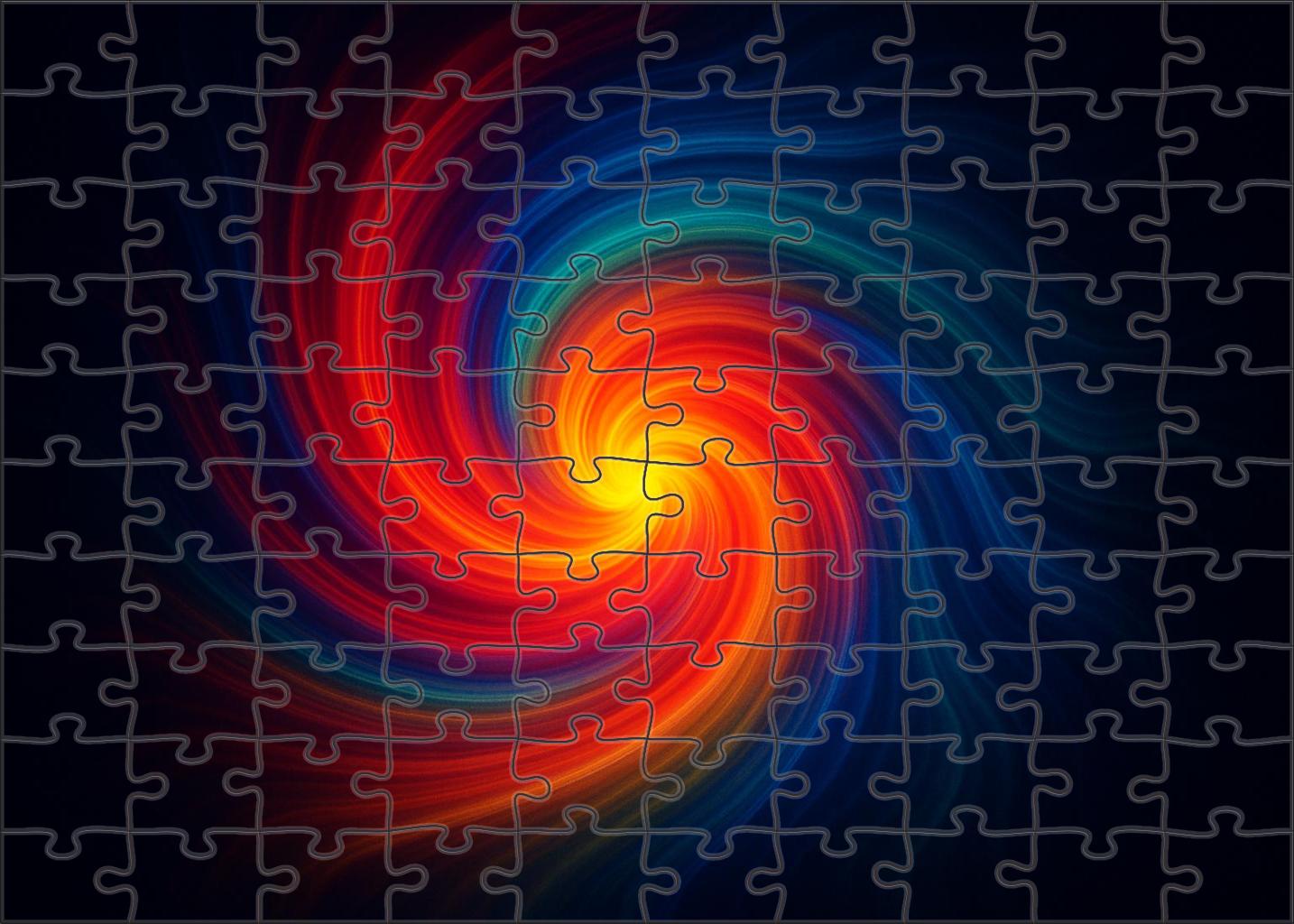 Chromatic Pulse Of Emotion Large Format Puzzle