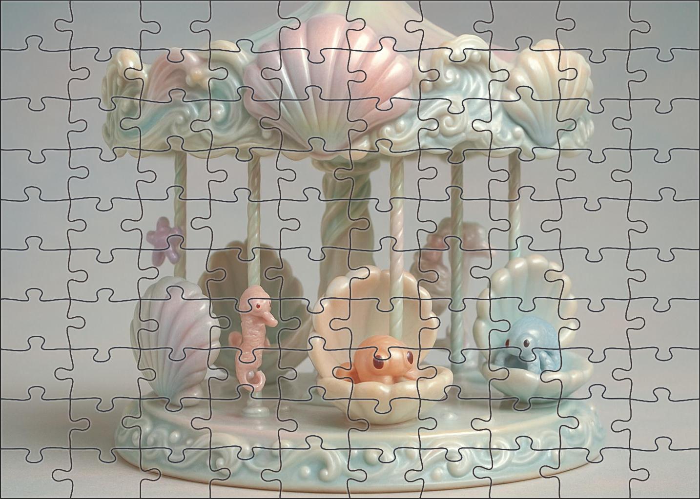 The Carousel Of Dreaming Seashells 50 Piece Puzzle